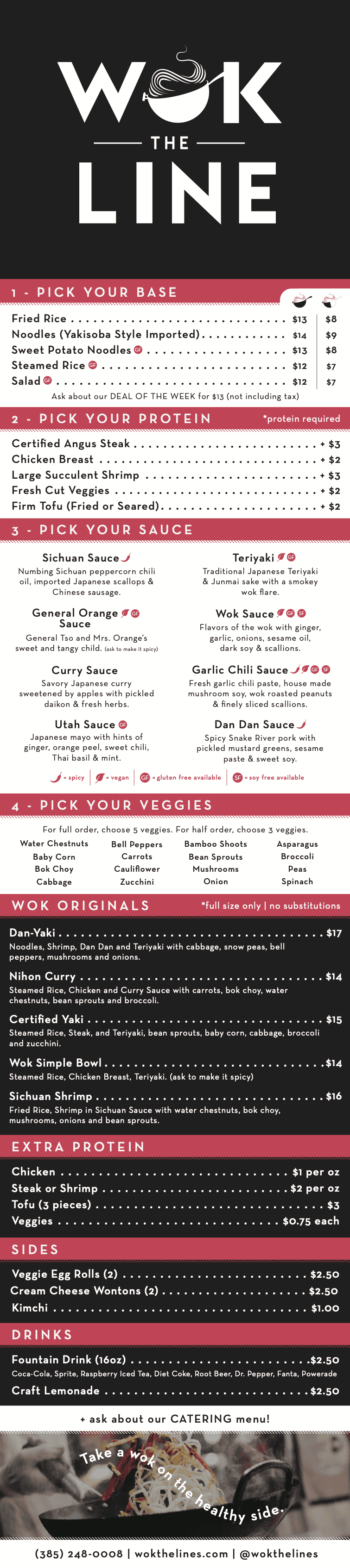 Wok The Line full menu